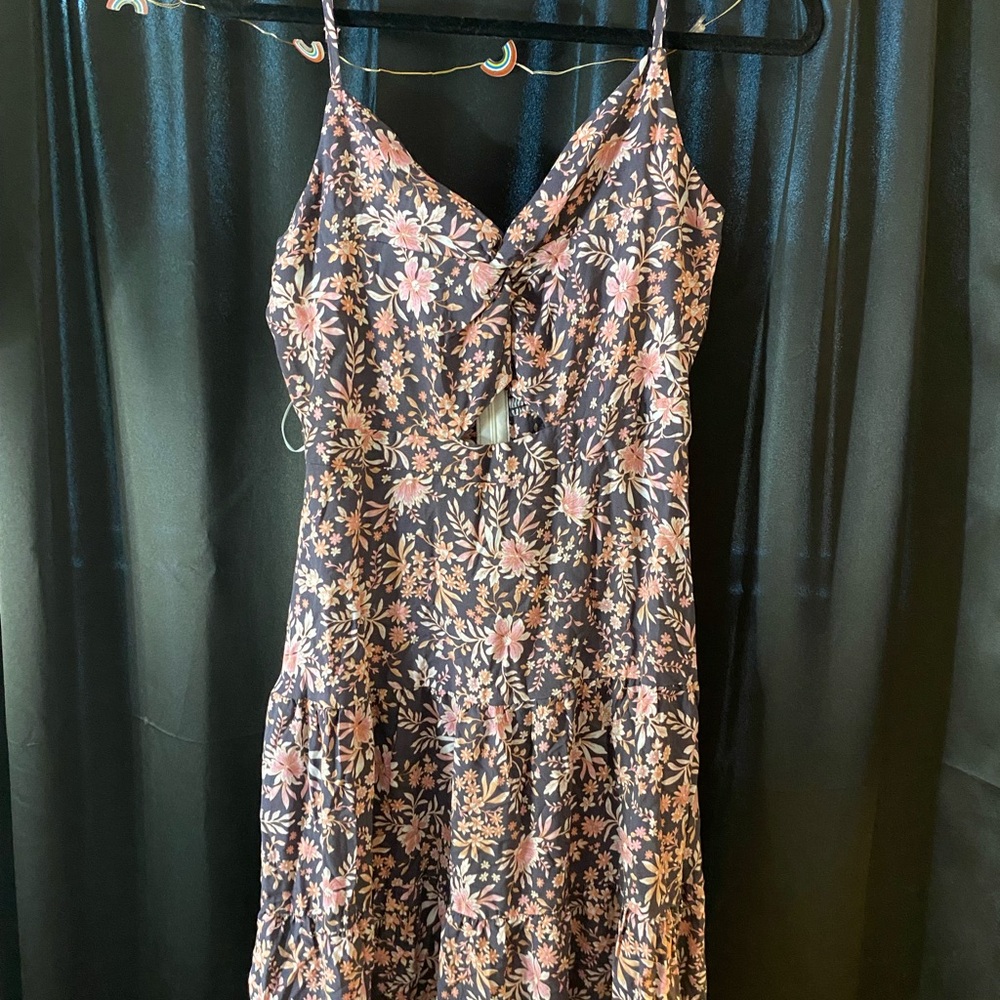 Iris Maxi, Floral Spaghetti Strap Dress